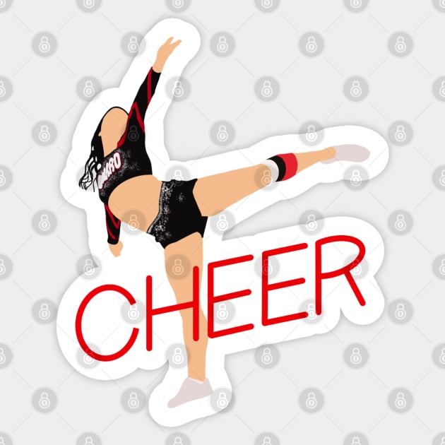 Cheer Netflix Navarro Sticker by hcohen2000